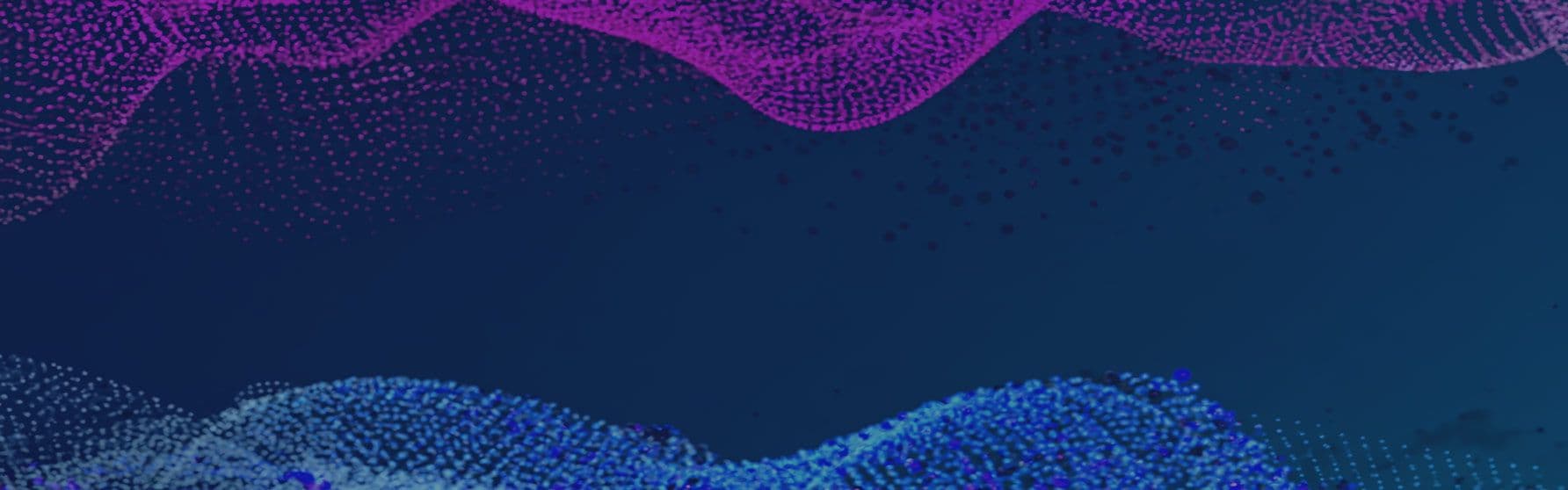 A series of wavy colored dots generated by AI